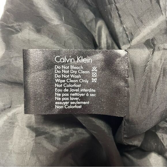 Calvin Klein Gray Black Weekender Duffle Bag Handles and Long Strap - Picture 5 of 14